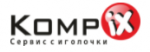 Логотип сервисного центра Kompix